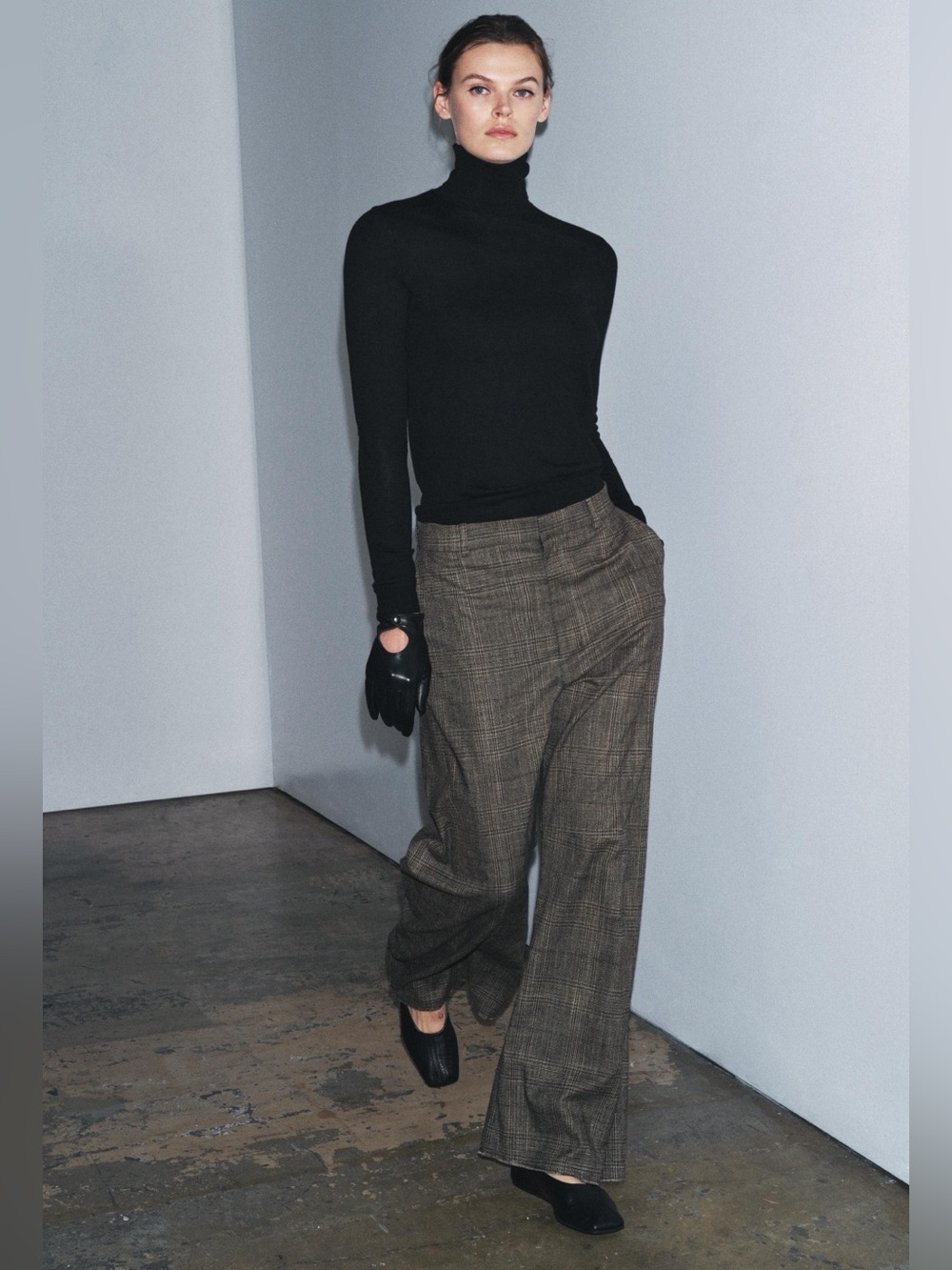 NWT Zara CHECKED WOOL BALLOON
PANTS ZW COLLECTION